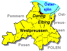 Karta ver Westpreussen 1878 - 1920