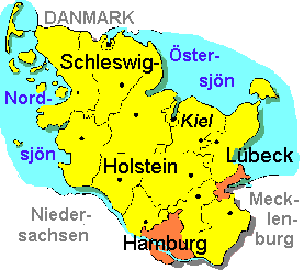Karta ver Schleswig-Holstein