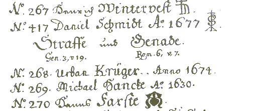 Bild 13 Handschrift 'Der Sankt Marienkirche in Danzig...'